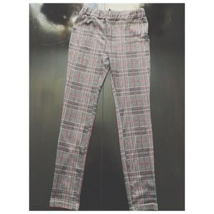 SHEIN Plaid leggings